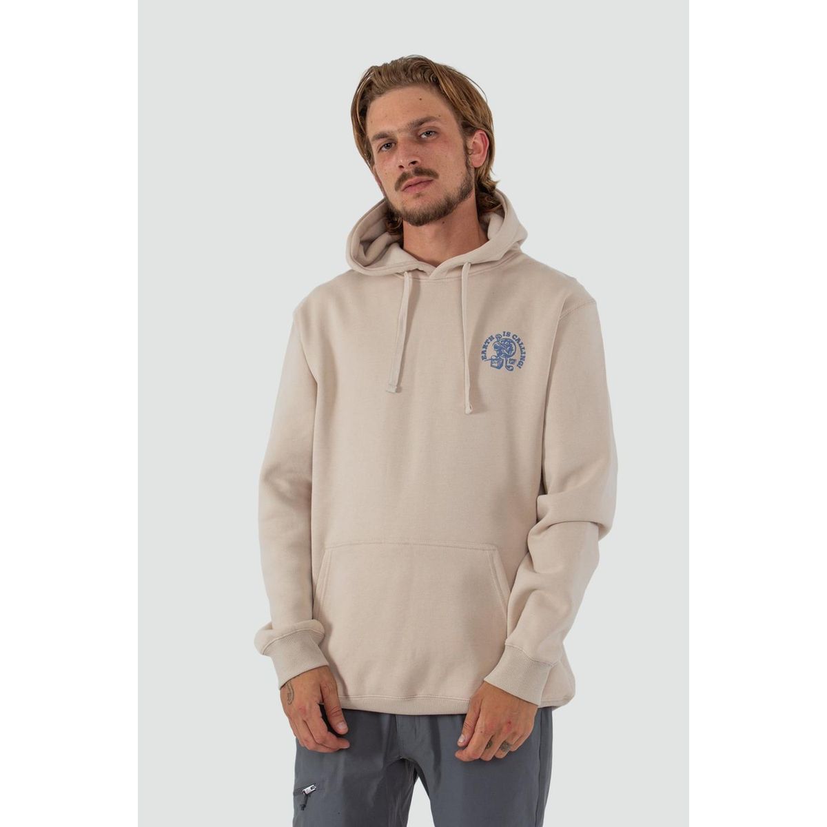 KAYA UNITE - Polerón Hombre Hoodie Osorno Bone