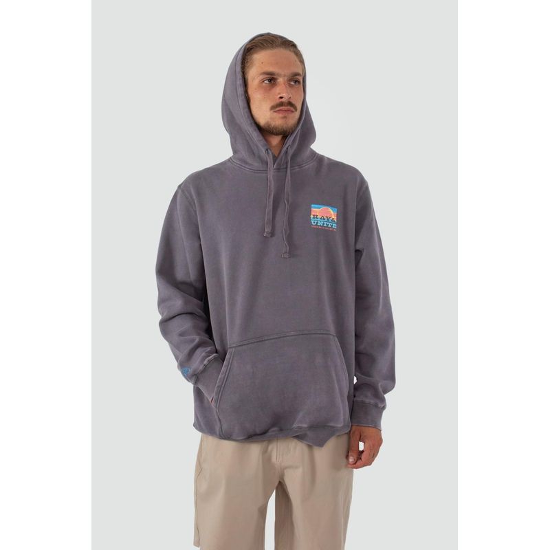 KAYA UNITE - Polerón Hombre Hoodie Protect Gris