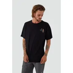KAYA UNITE - Polera Hombre Humedal Negra