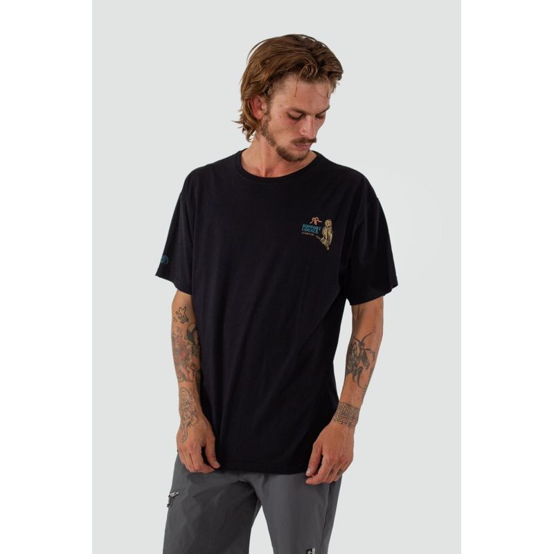 KAYA UNITE - Polera Hombre Humedal Negra