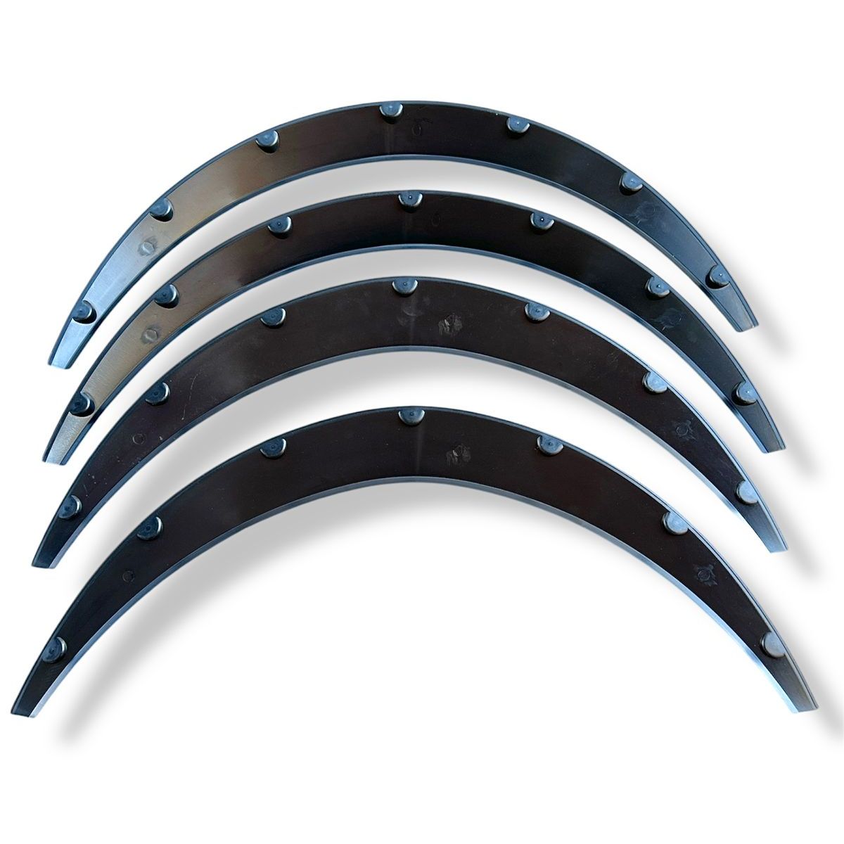 GENERICO - X4 Fender Flares Tapabarro Tuning Negro Para Autos Universal