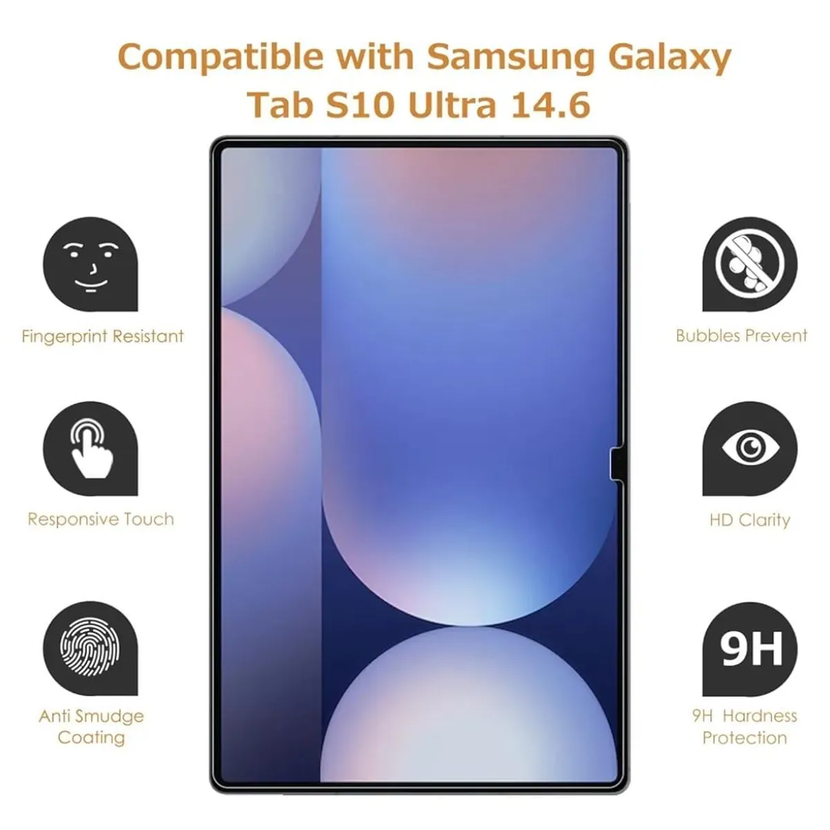 GENERICO - Lámina De Vidrio Para Samsung Galaxy Tab S10 Ultra 14.6