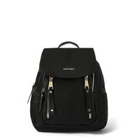 Mochila con tapa crofia mediana negro