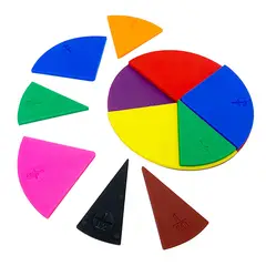 LA PRINCESITA - Fracciones Circulares Plásticas Método Singapur