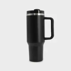 GENERICO - Mug Vaso Termico Frio Caliente 1200ml con Bombilla