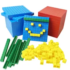 LA PRINCESITA - Bloques Base 10, Base 1000 Método Singapur, 121 Piezas.