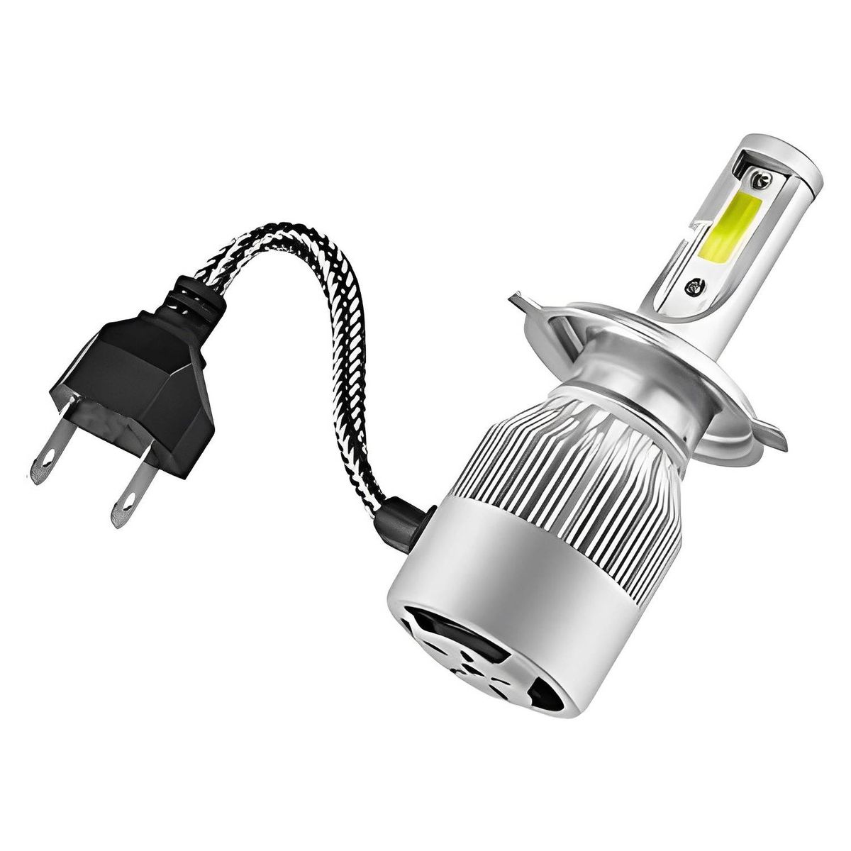 GENERICO - Kit Turbo Focos Ampolleta Led H7 36W C6 Luz Blanca 3800LM