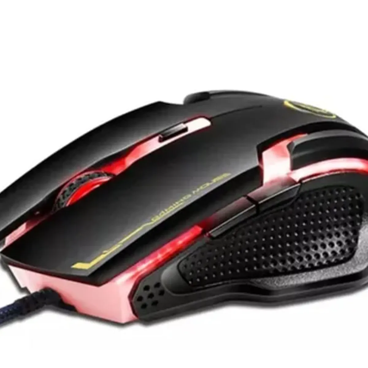 GENERICO - Mouse Gamer De Alta Precisión Led Jiexin A9 6000 Dpi Color Negro