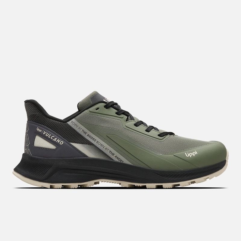 LIPPI - Zapatilla Hombre Moon Trail Verde Musgo Lippi