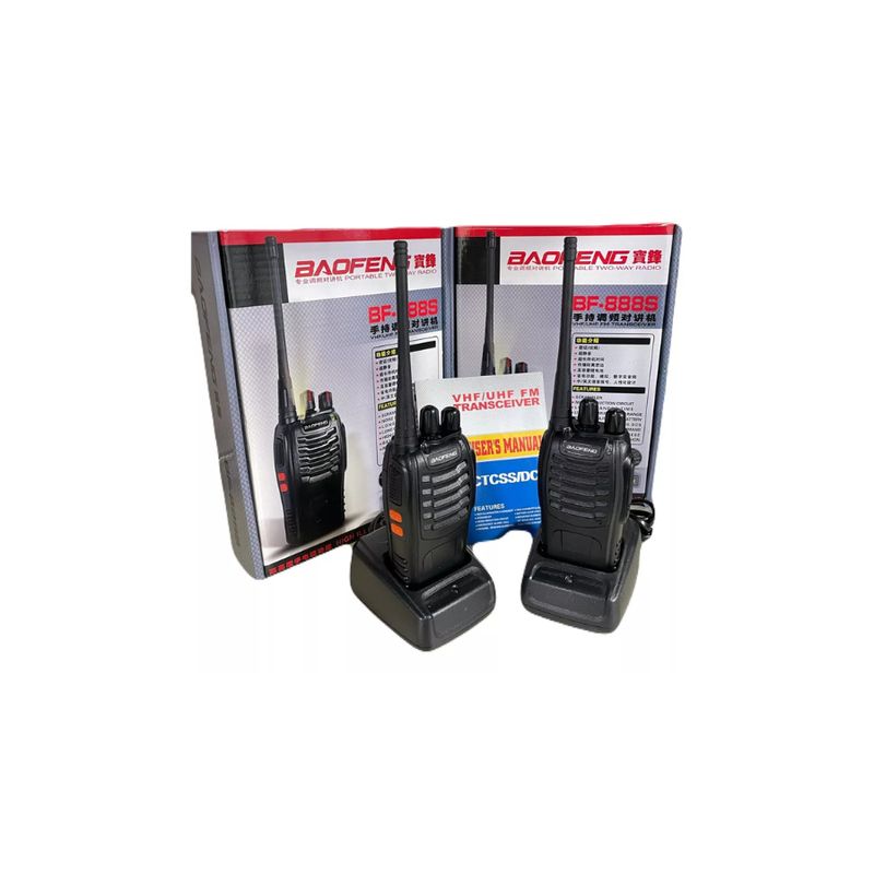 GENERICO - Radio Portátil Walkie Talkie Baofeng Portátil recargable