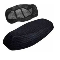 GENERICO - Funda Cubre Asiento de Moto Malla Protectora Solar Universal