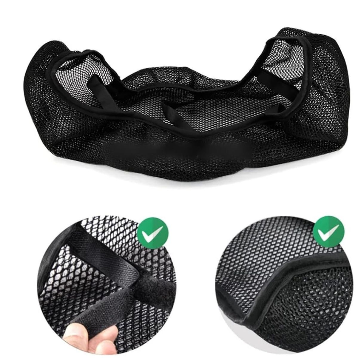 Funda Cubre Asiento de Moto Malla Protectora Solar Universal, marca GENERICO - Foto 2