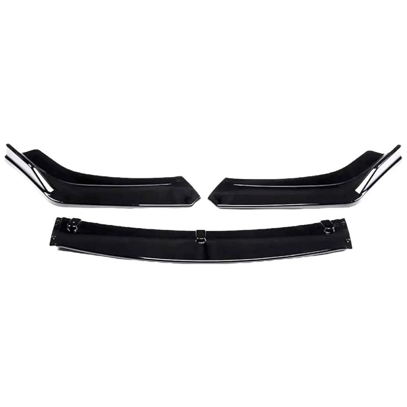 GENERICO - Lip Frontal 3 Piezas Parachoque Universal Tuning