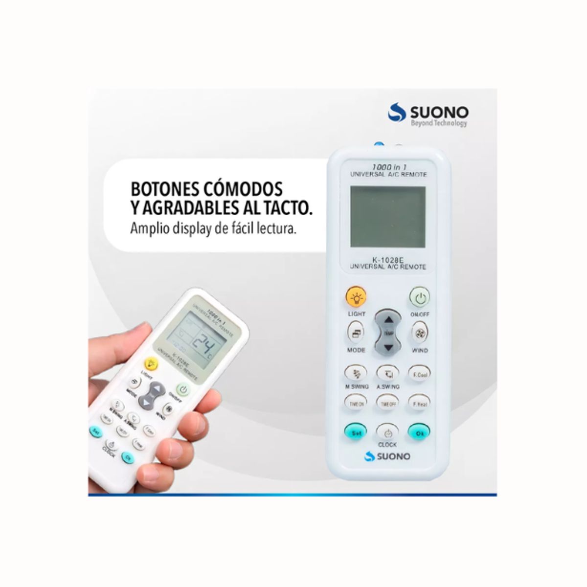 GENERICO - CONTROL REMOTO UNIVERSAL PARA  AIRES ACONDICIONADOS