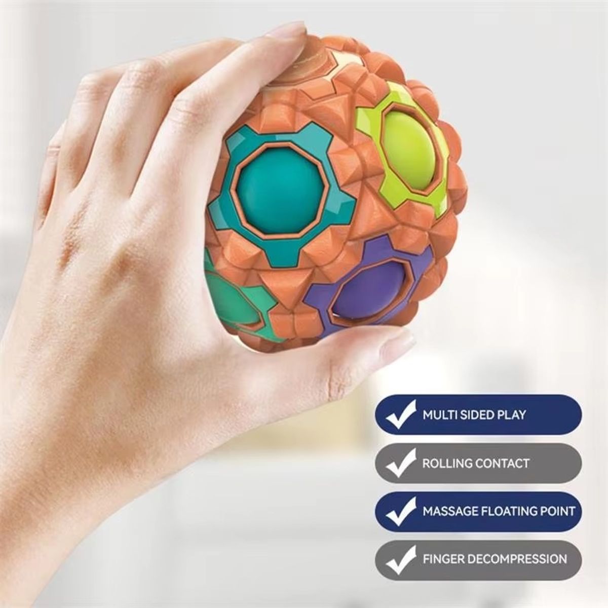 OEM - Pelota Puzle Masajeadora Relajante para Niños