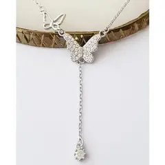 GENERICO - Collar de Mariposa plata 925