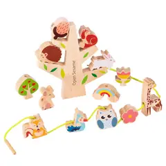 OEM - Árbol de Madera Equilibrio Enhebrado Didáctico Montessori