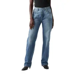 LEVIS - Jeans Mujer 501 '90s Western Celeste