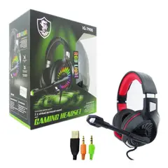 GENERICO - Audífonos Gamer Diadema con Microfono y Luz RGB Multicolor