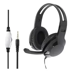 GENERICO - Audífonos Gamer Over-Ear con Micrófono y Conexión 3.5mm