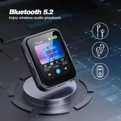 GENERICO - Reproductor Multimedia Portátil Bluetooth 128GB Pantalla Táctil