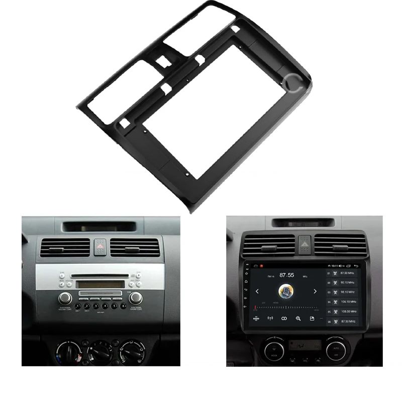 GENERICO - Bisel Radio Pantalla Suzuki Swift Dzire 2004-10 10pul Karvas