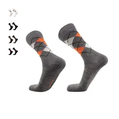 ANDINA OUTDOORS - Calcetín vestir alpaca merino térmico uso diario trabajo hombre mujer