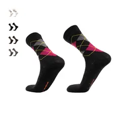 ANDINA OUTDOORS - Calcetín vestir alpaca merino térmico uso diario trabajo hombre mujer