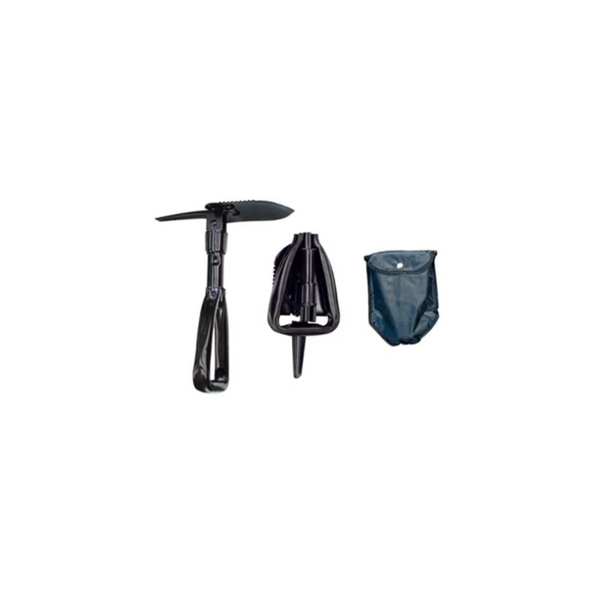 GENERICO - Pala Portátil Plegable Camping Trekking Montañismo 60 Cms