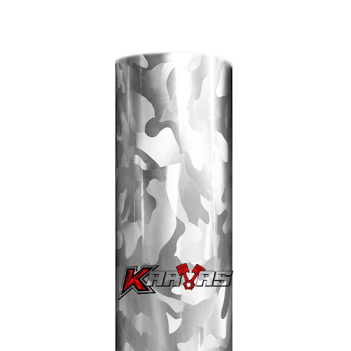 GENERICO - Papel Vinilo 3d Shadow Ghost Camo GRIS PLATA adhesivo Karvas