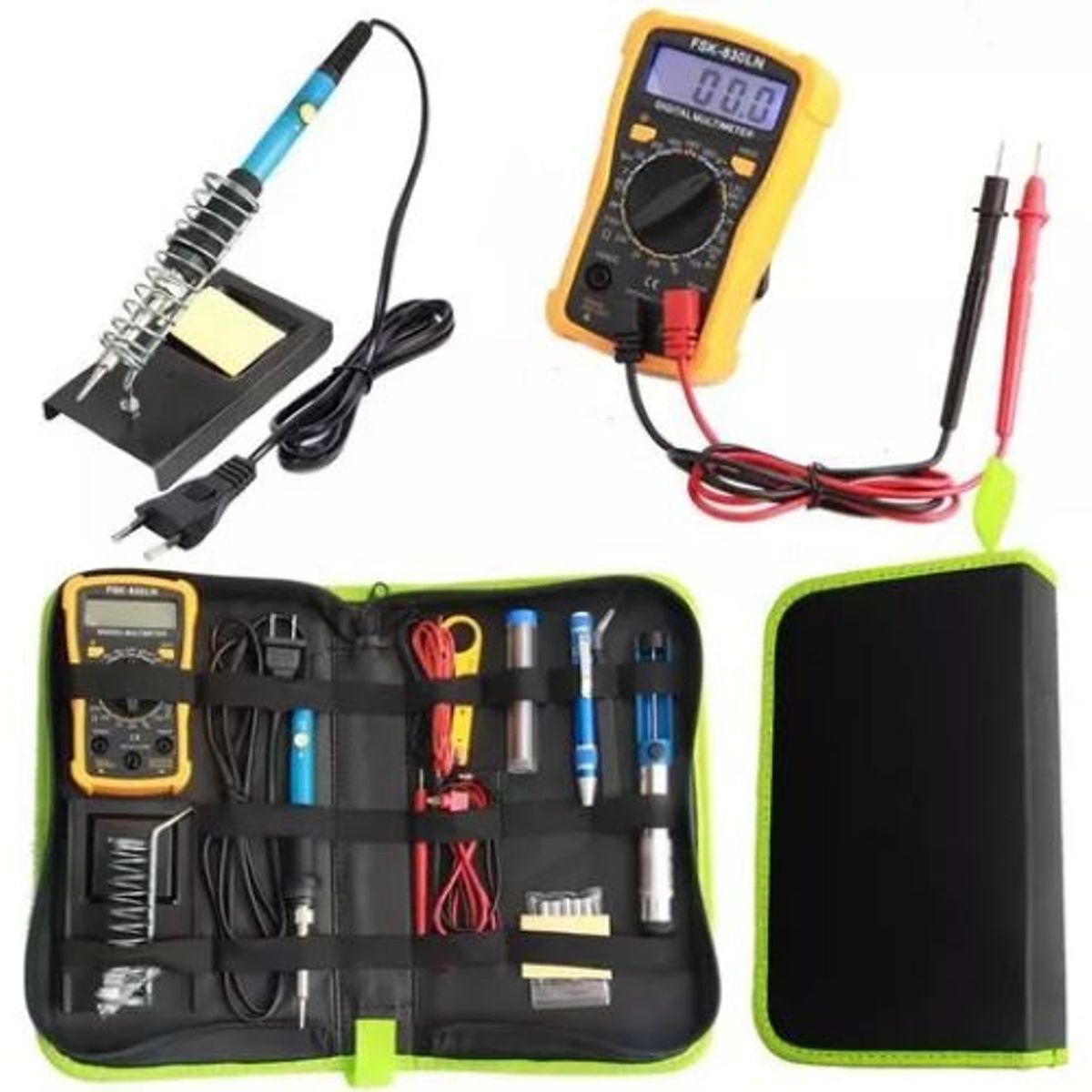 GENERICO - Cautín 220v 60w 17 Pcs regulable