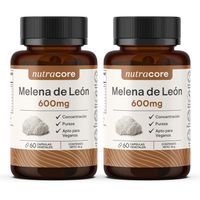 Melena De León 600mg - Pack 2 X 60 Cápsulas Vegetales -