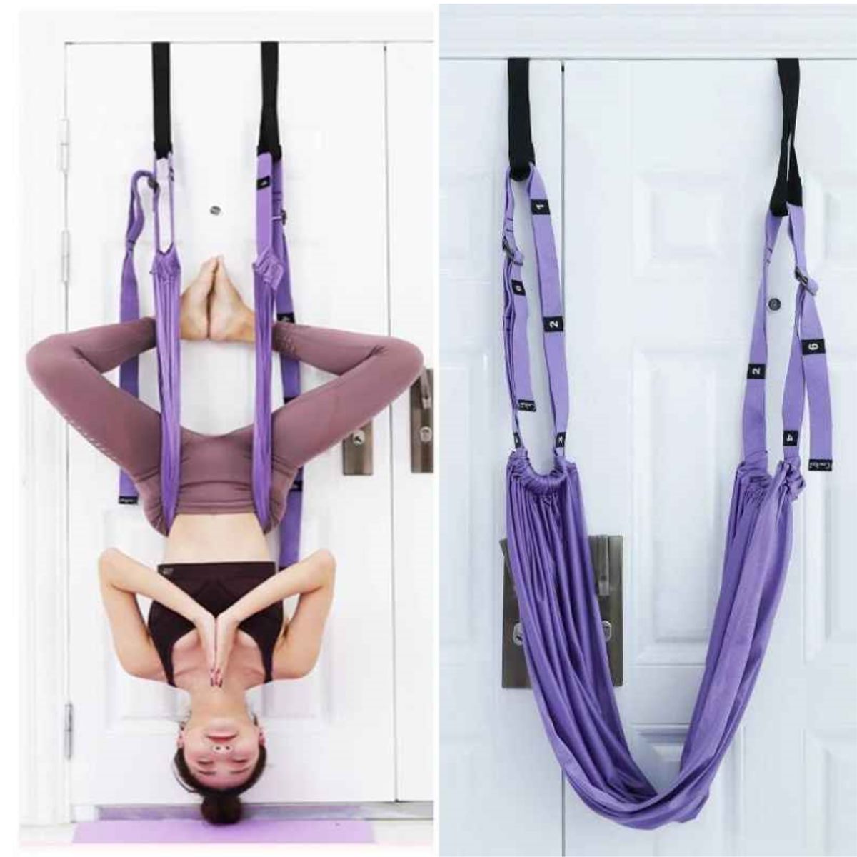 GENERICO - Columpio Yoga Aereo Telas Aereas Para Yoga Hamaca Yoga 140cm