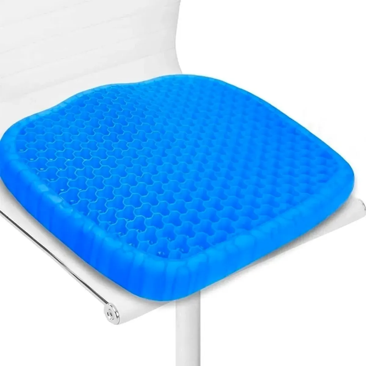 GENERICO - Cojín gel para silla con funda de cojines almohada asiento