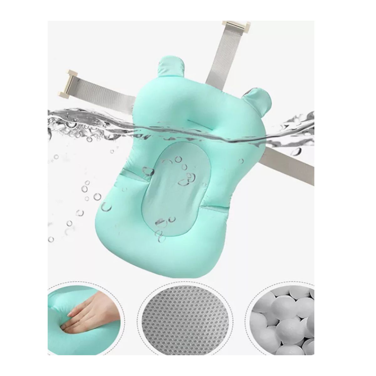 GENERICO - Cojin Malla de Seguridad para Bebes Color Calipso