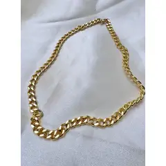 GENERICO - Cadena Luxe Cubana baño de oro
