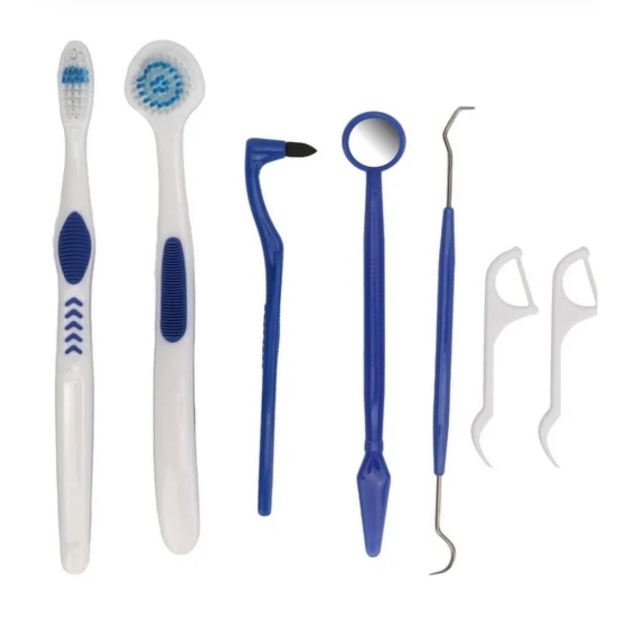 GENERICO - Set De 6 Kit Limpieza Y Cuidado Dientes Higiene Dental