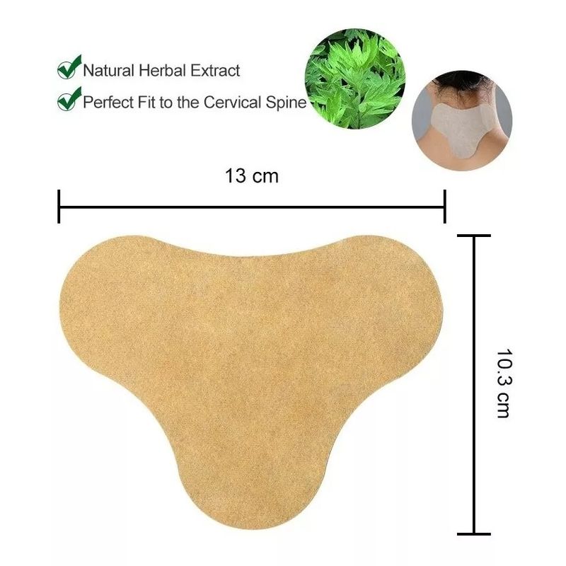 GENERICO - 10 Parches Calmar Eliminar Dolor Cuello Hombro Y Cervical