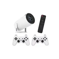 GENERICO - Proyector Para Video Juegos + 2 Controles 4k Hd Retro