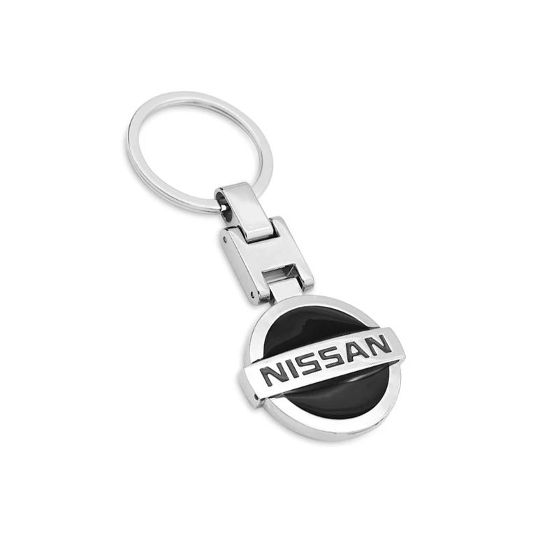 GENERICO - Llavero Metalico doble Caras NISSAN marcas Auto Karvas