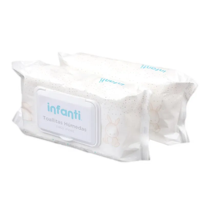 INFANTI - Toallitas Húmedas Infanti Bebé Pack 2 x 80un