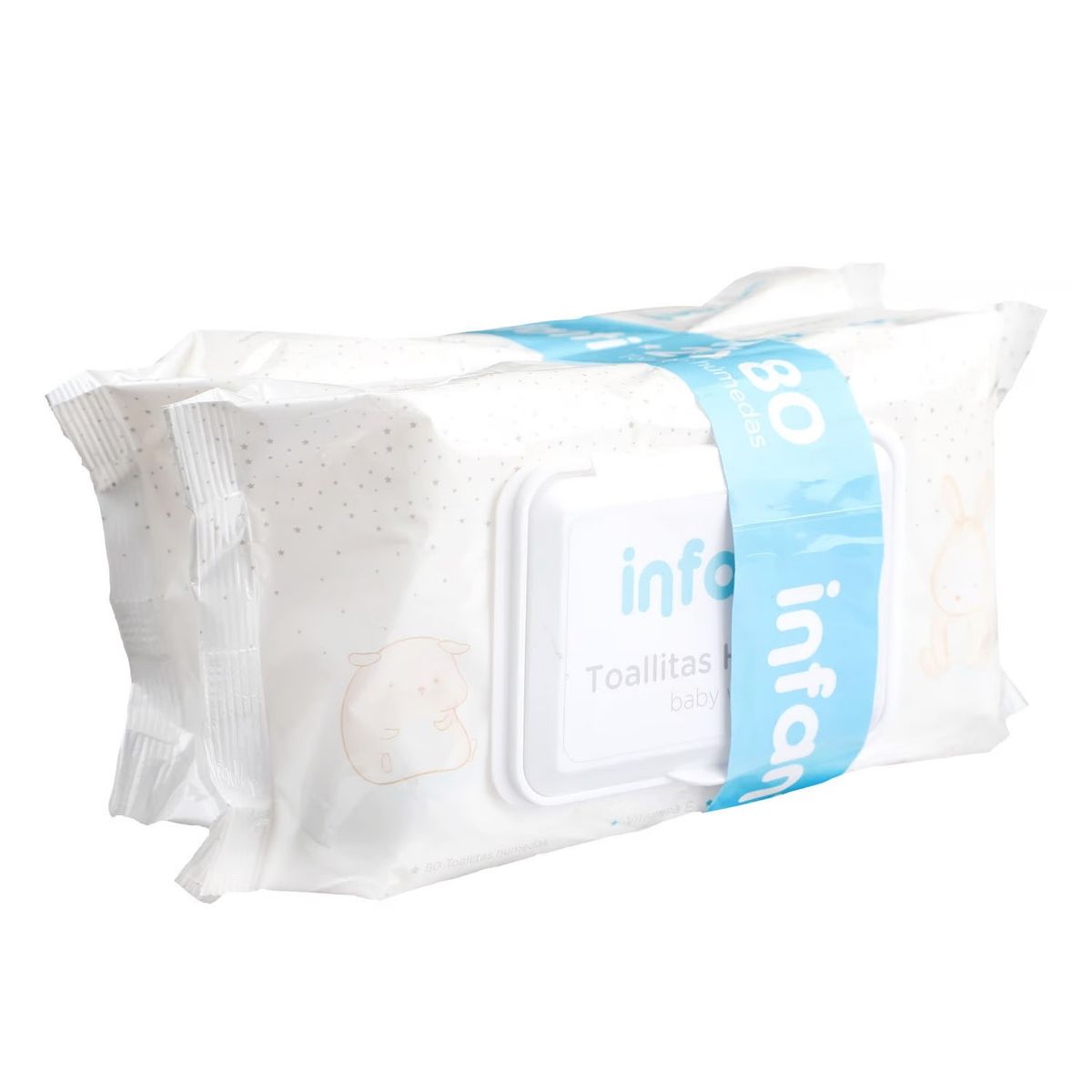 INFANTI - Toallitas Húmedas Infanti Bebé Pack 2 x 80un