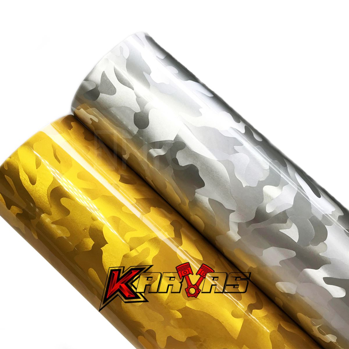 GENERICO - Papel Vinilo 3d Shadow Ghost Camo GOLD ORO adhesivo Karvas