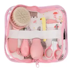 BEBESIT - Set Higiene Cuidados Bebe recién nacido Rosado