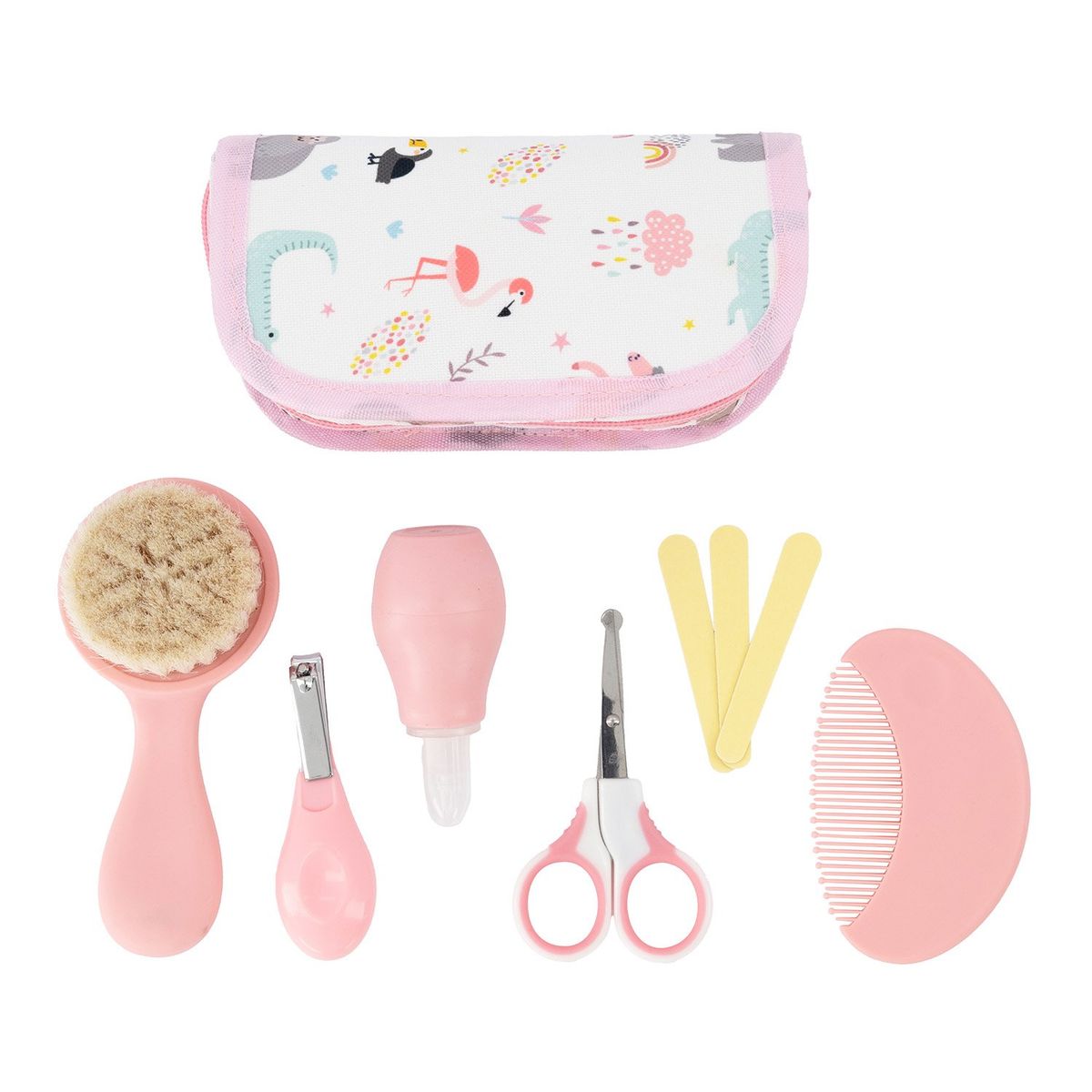 BEBESIT - Set Higiene Cuidados Bebe recién nacido Rosado
