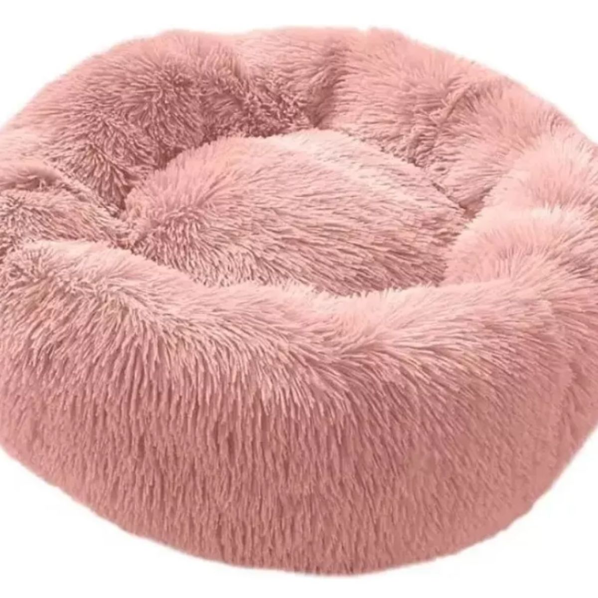 GENERICO - Cama Para Perro Pequeño Con Felpa Antiestrés Color Rosa