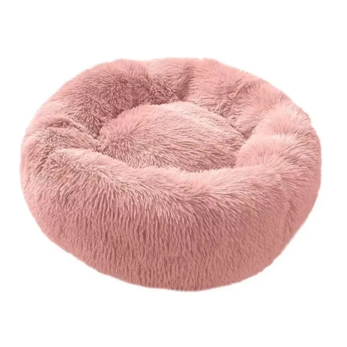 GENERICO - Cama Para Perro Pequeño Con Felpa Antiestrés Color Rosa