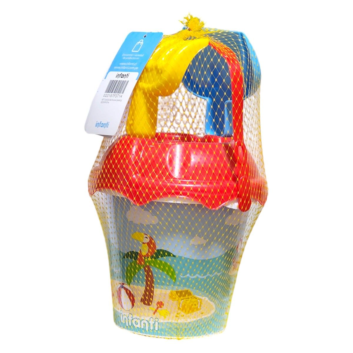 INFANTI - Set Balde Juego de Playa Infanti Simple
