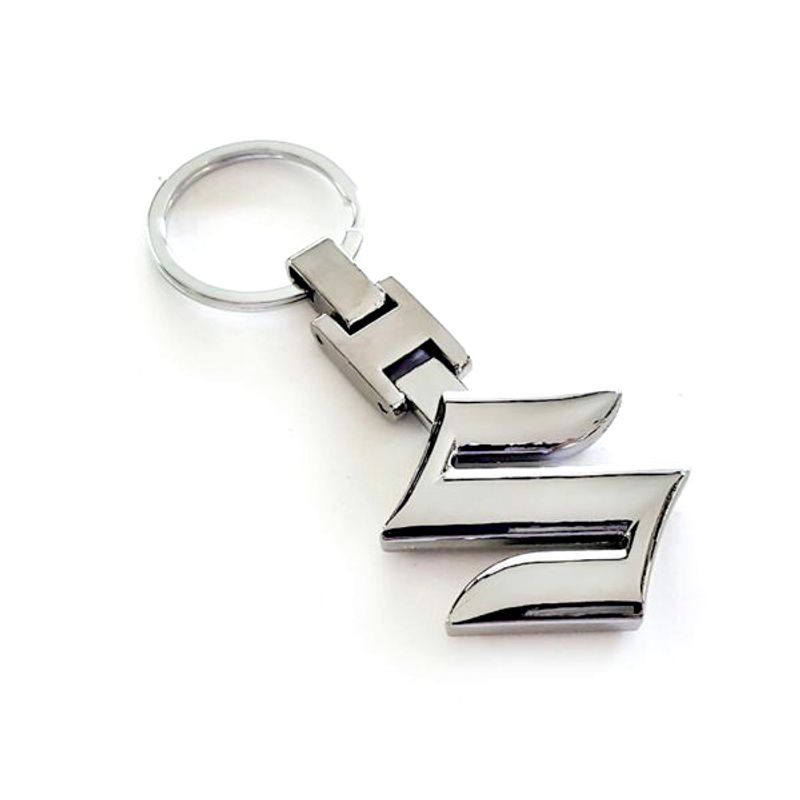 GENERICO - Llavero Metalico doble Caras SUZUKI marcas Auto Karvas