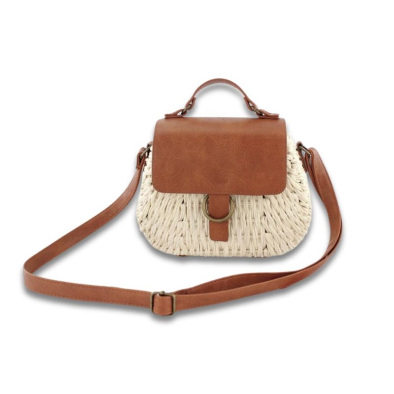 GENERICO - Bandolera Cartera Playera Vintage Colores Varios